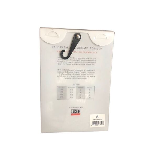 Cristiano Ronaldo CR7 3-Pack Grey Boxer Briefs Men’s Underwear Size Small - Picture 3 of 3